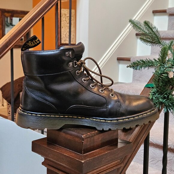 Dr. Martens Men's 'Nashville'  Leather Boots, Black, Sz 13 - Picture 8 of 16